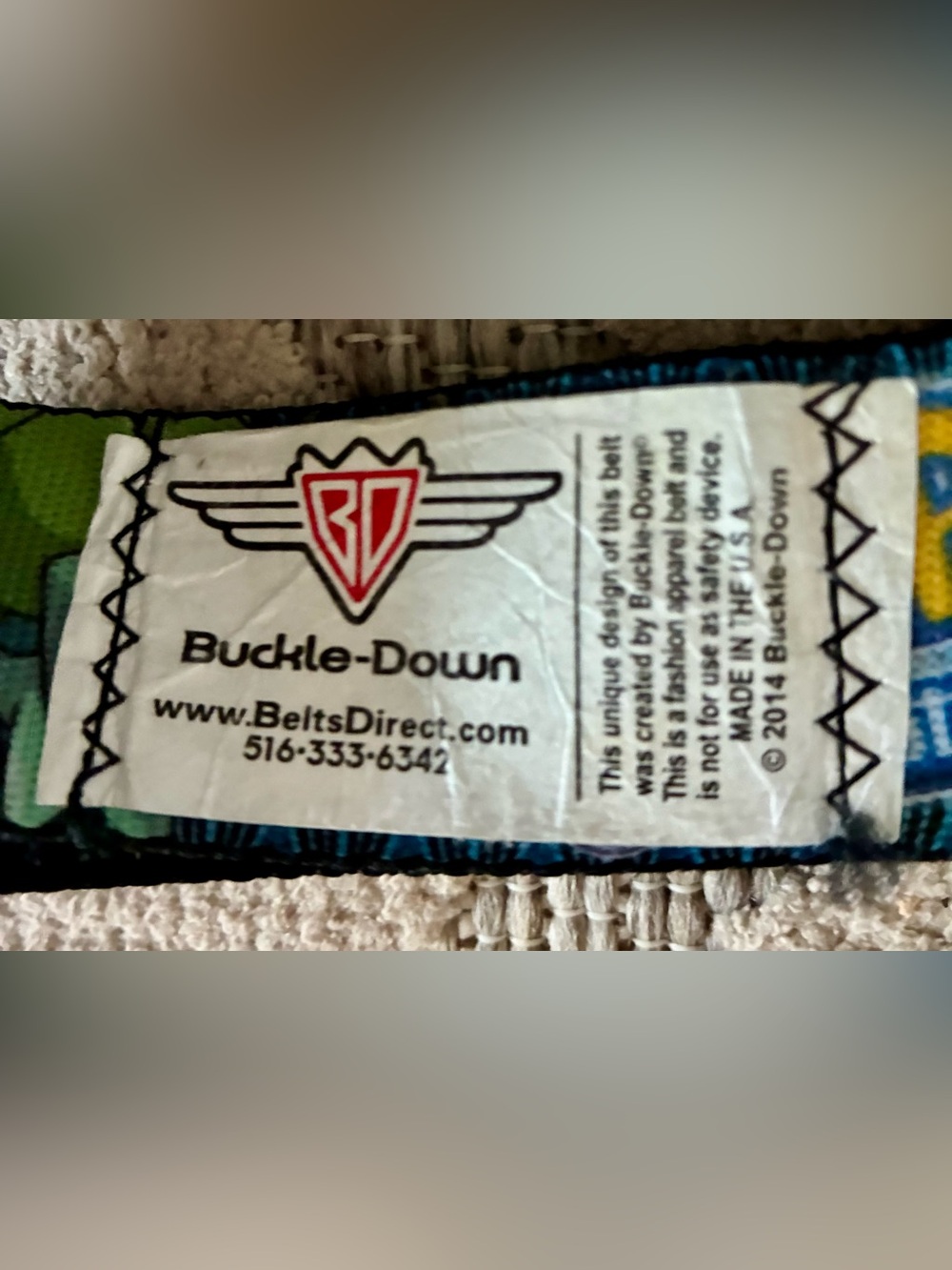 Buckle-Down Poke Ball Pokemon Belt - Picture 3 of 3